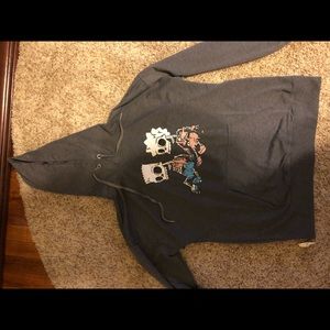 COPY - skull simpsons hoodie